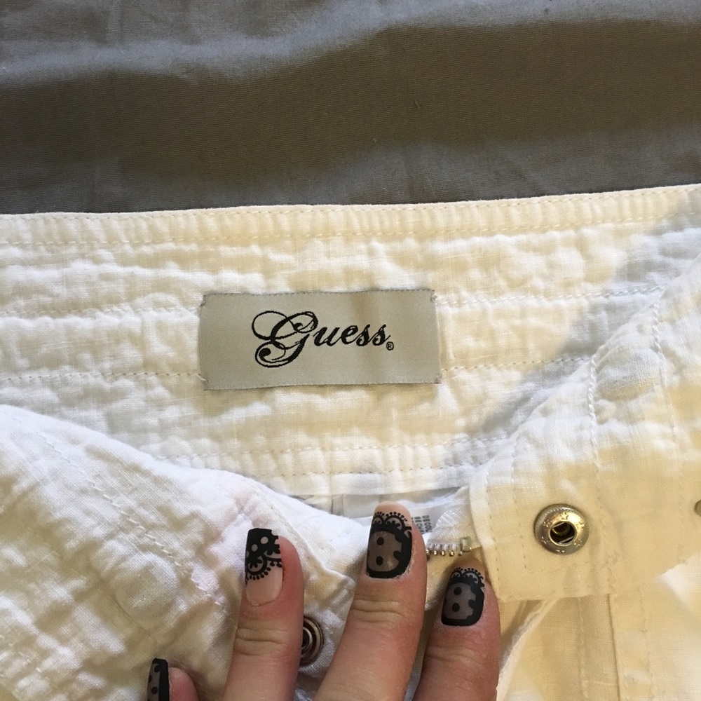 Vintage Guess white mini